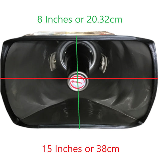 Crown 15 x 8 Trumpet Horn with Bracket Outhorn and Core