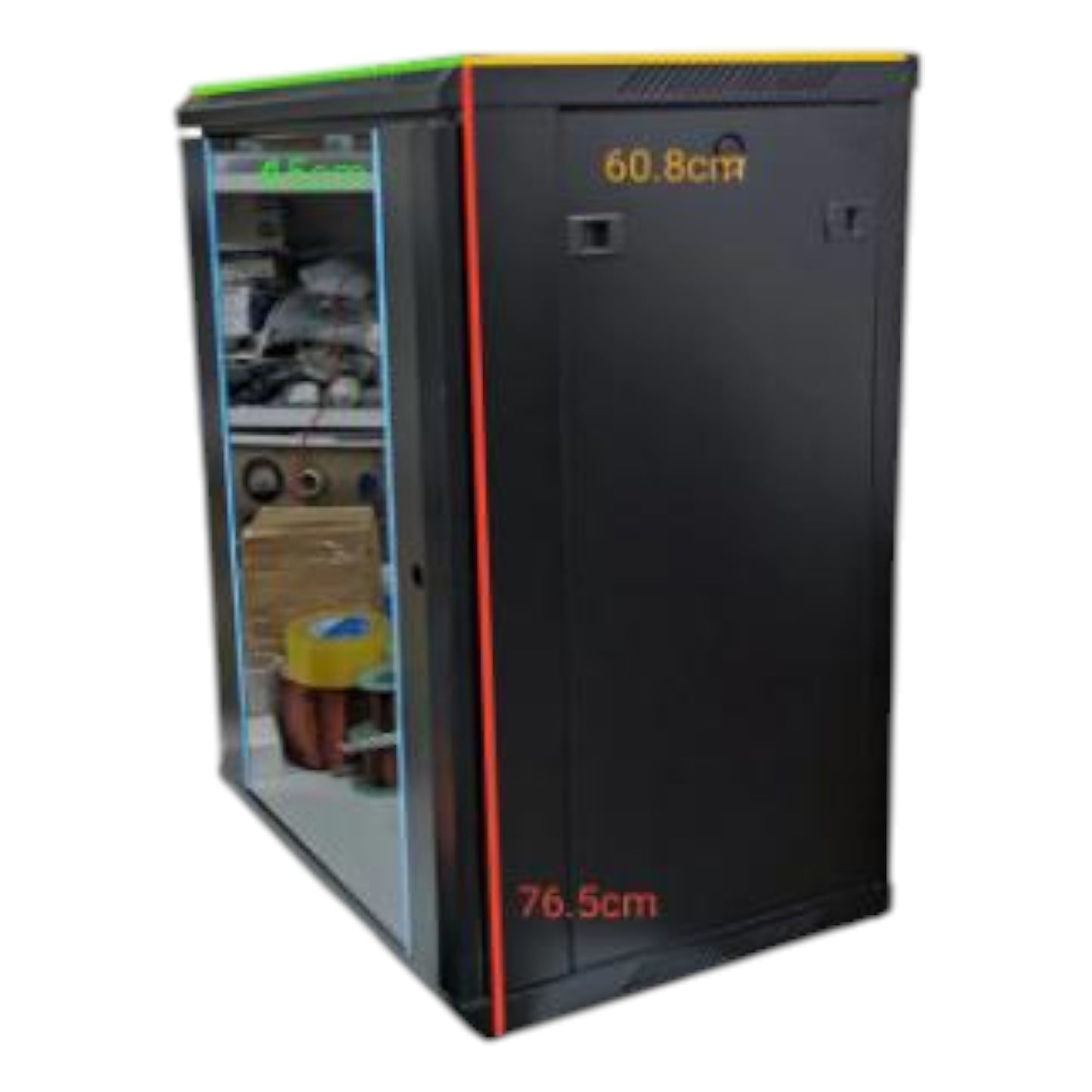 Data Cabinet 15U Server Rack Network Cabinet  76.5cm x 60cm x 60cm