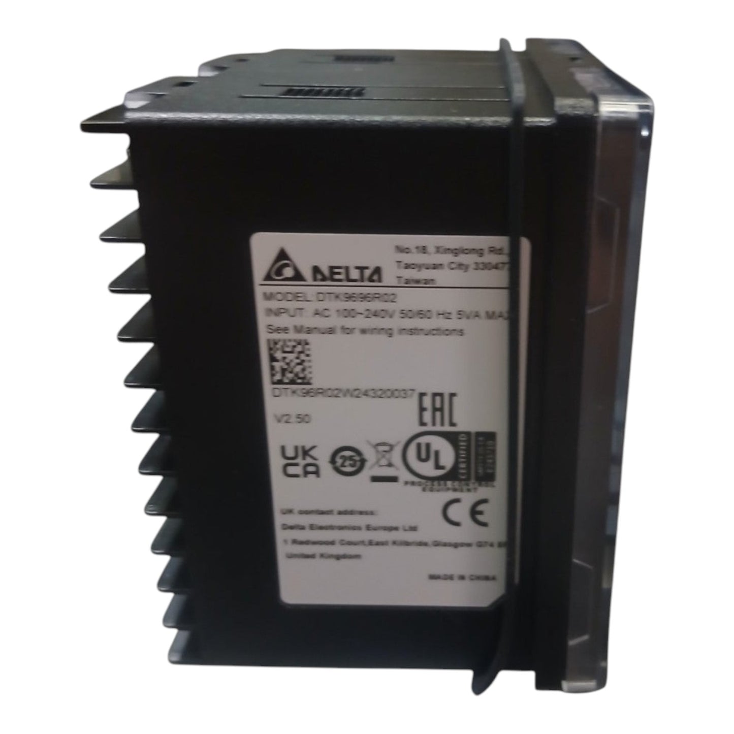 Delta Temperature Controller Digital Relay LCD 220V 2 Alarm Output DTK9696R02