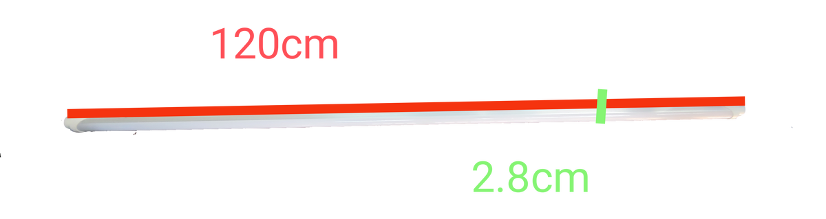 Denko 18W T8 LED Tube 1.2m 220V Double Ended 5500-6500K