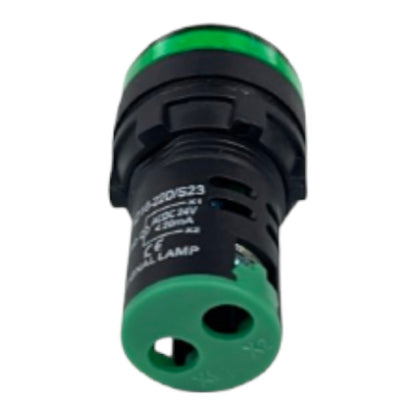 Denko LED Pilot Lamp 22mm 24V Panel Pilot Light Indicator Green Electx Electrical Supply