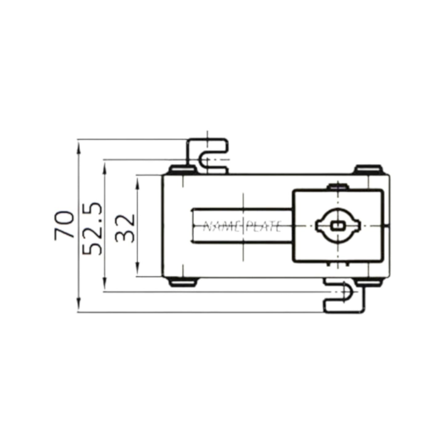 Dixsen 1000:5A Split Core Current Transformer Class 0.5 Burden 5.5 Window Size 50 x 80mm DBP-58 1000:5