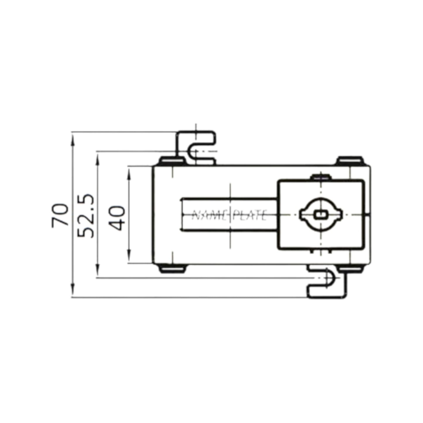 Dixsen 300:5A Split Core Current Transformer Class 1 Burden 1.5 Window Size 20 x 30mm DBP-23 300:5