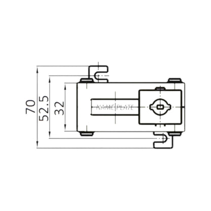 Dixsen 500:5A Split Core Current Transformer Class 0.5 Burden 2.5 Window Size 50 x 80mm DBP-58 500:5