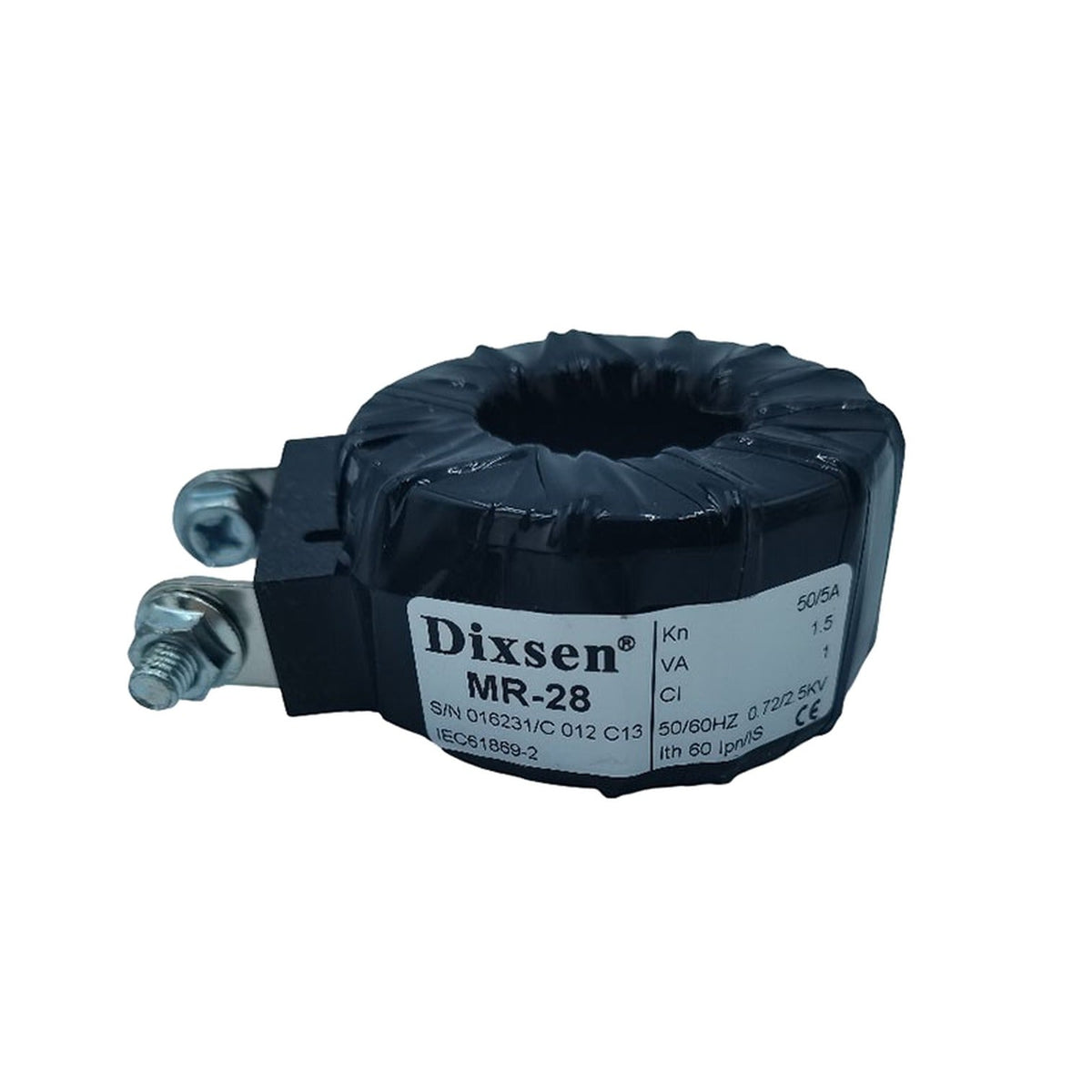 Dixsen 60:5A Tape Wound Current Transformer MR-28 60/5A Window 28mm view 1