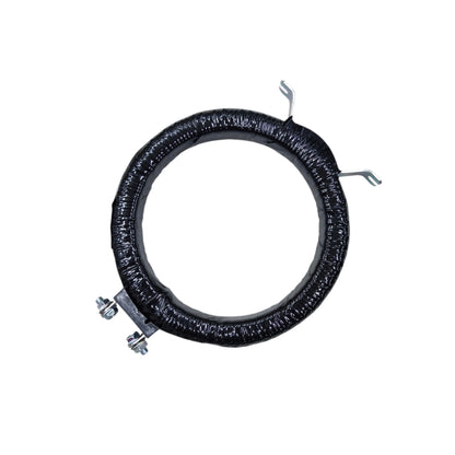 Black metal ring with spring and clamps on a white background Dixsen Current Transformer MR-125 2500:5A Donut Type Electx Electrical Supply