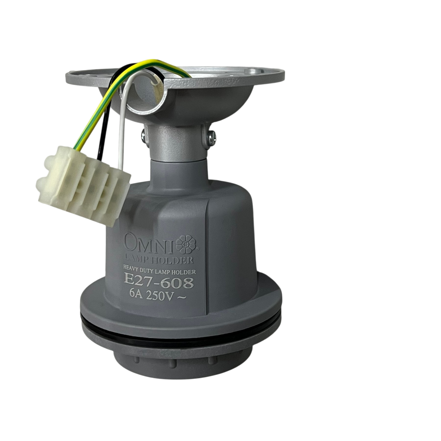 Omni Heavy Duty Lamp Holder E27, Outdoor E27 Socket  Straight Lamp Holder