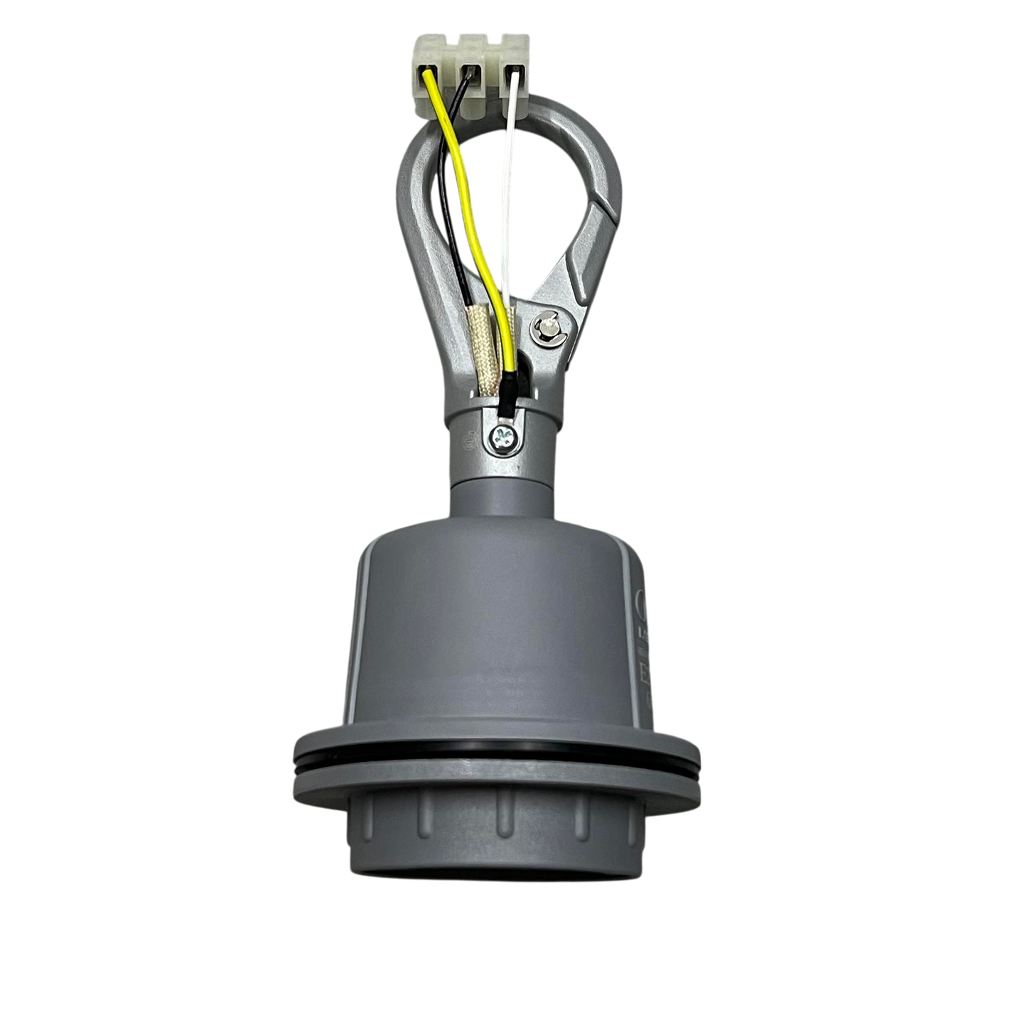 Omni Heavy Duty Lamp Holder E27, Outdoor E27 Socket  Straight Lamp Holder with Hook