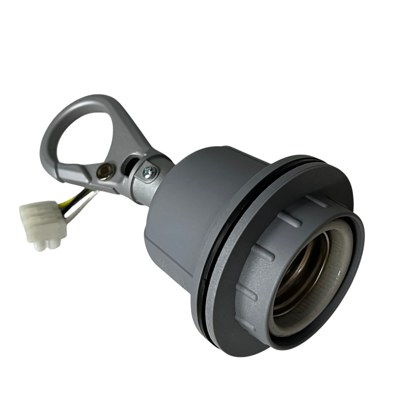 Omni Heavy Duty Lamp Holder E40, Outdoor E40 Socket  Straight Lamp Holder with Hook