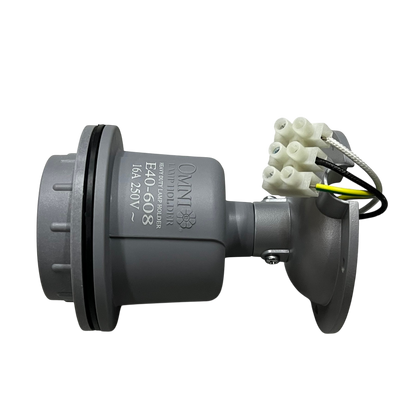Omni Heavy Duty Lamp Holder E40, Outdoor E40 Socket  Straight Lamp Holder E40-608