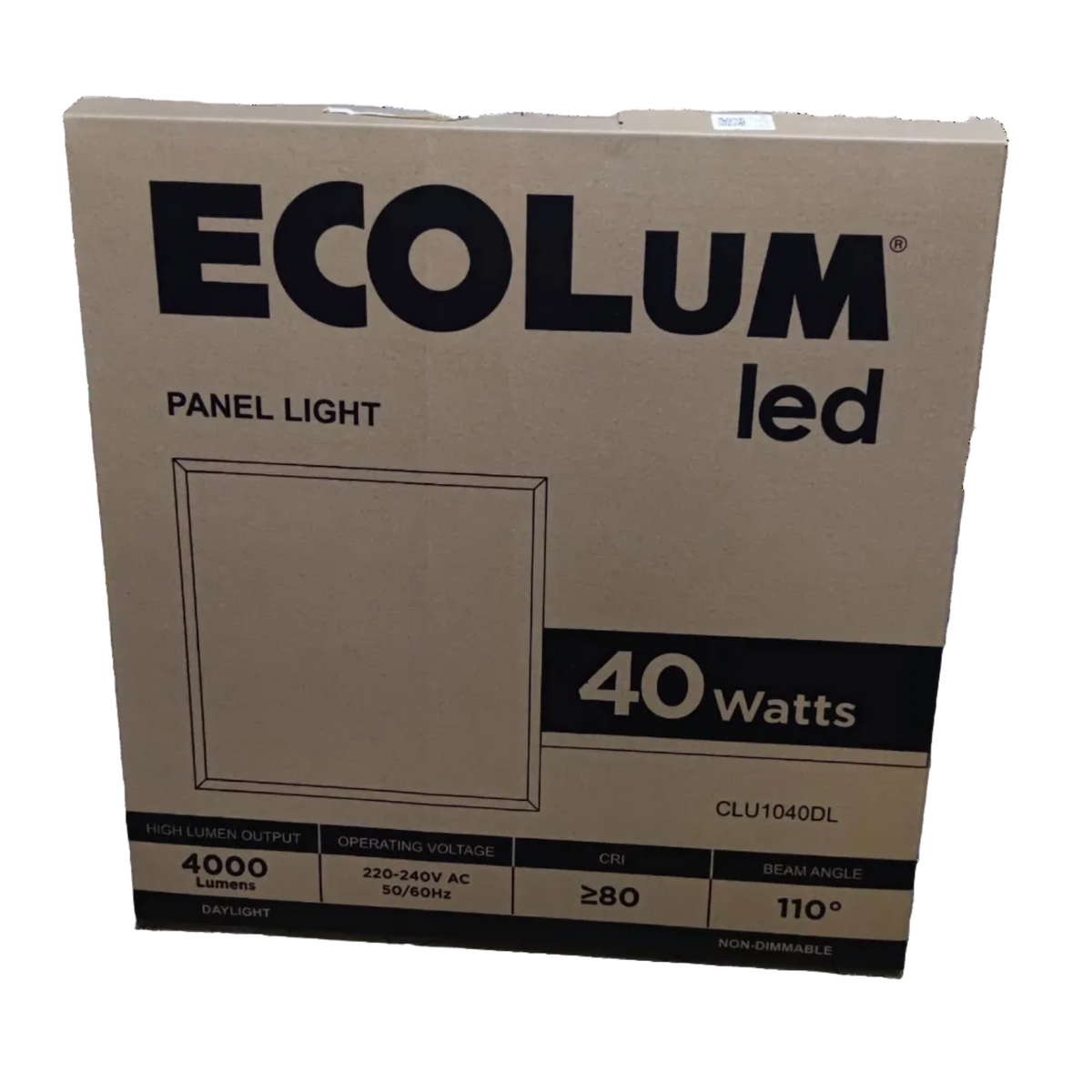 Ecolum 40W LED Panel Light 600x600mm 220V