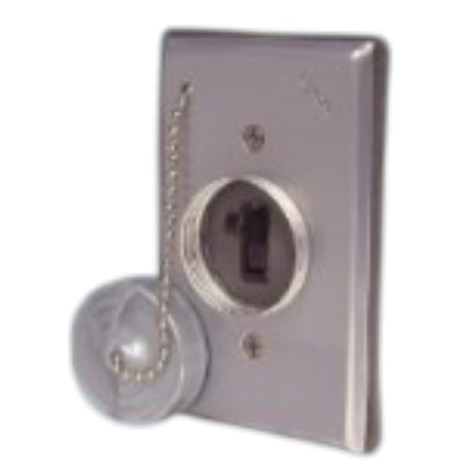 Eagle 15A 250V 1 Pole Switch with Grounding Aluminum Plate with Screw Cover 4981/907