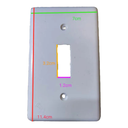 Eagle 1 Gang Plate 1 Gang Device Plate Cover Vertical Switch EAGLE1GANGPLATE - photo 2