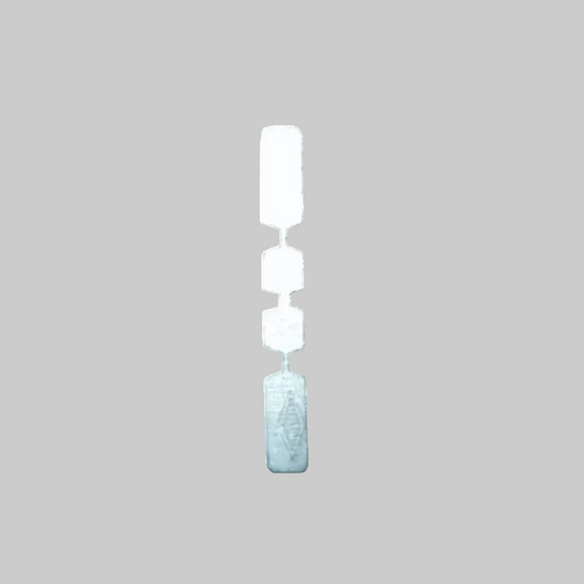 Close-up of Eagle 25A 250V Fuse Link electrical component on black background
