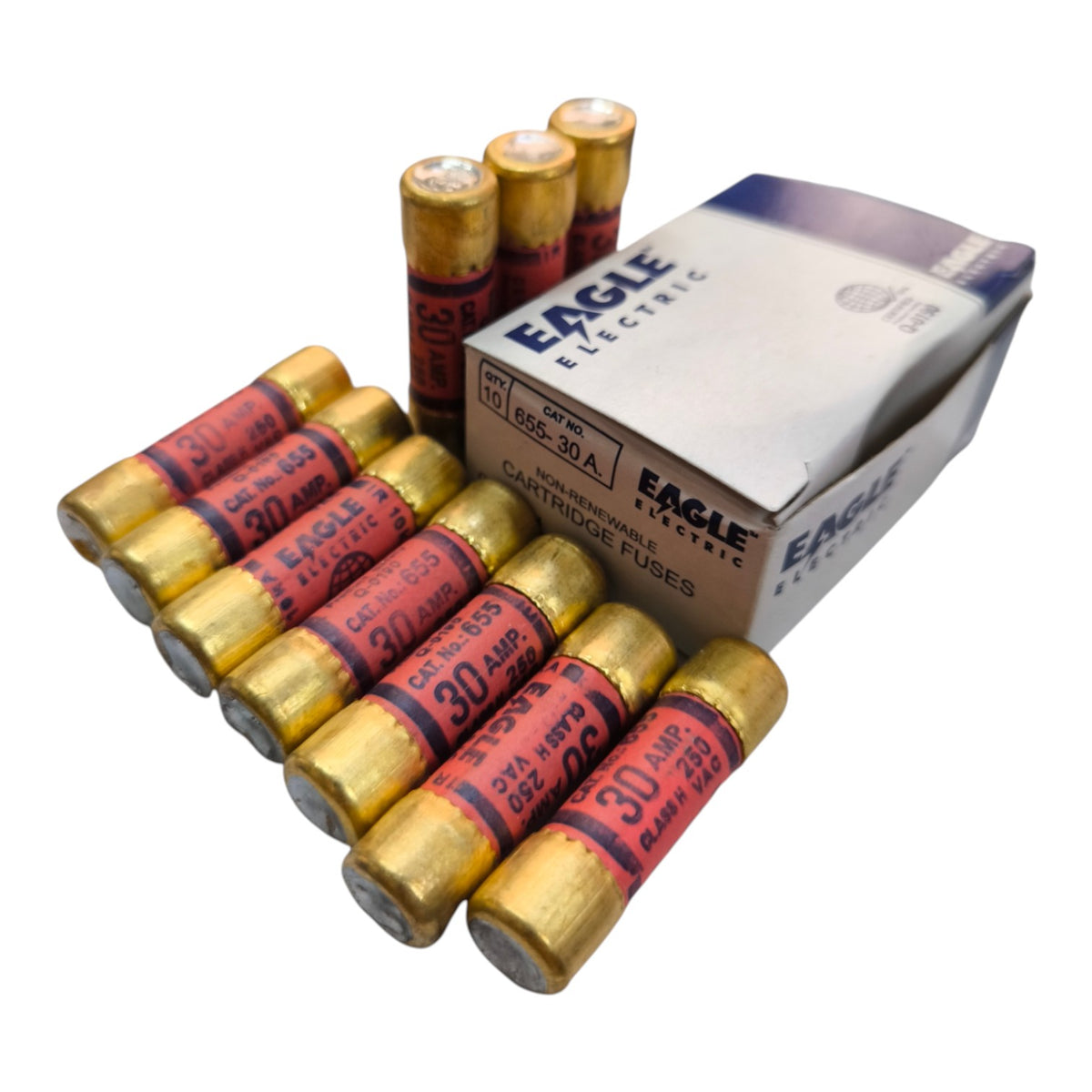 Eagle 30A 250V Non-Renewable Fuse CAT655-30A I Electx Electrical Supply