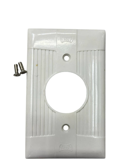 Eagle 35mm Round Plate Cover White 131-C