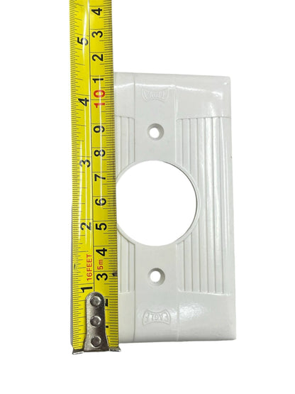 Eagle 35mm Round Plate Cover White 131-C
