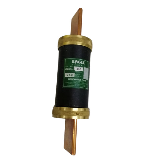Eagle 400A 250V Renewable Fuse 660-400A  Slo-Lag Renewable Fuse II