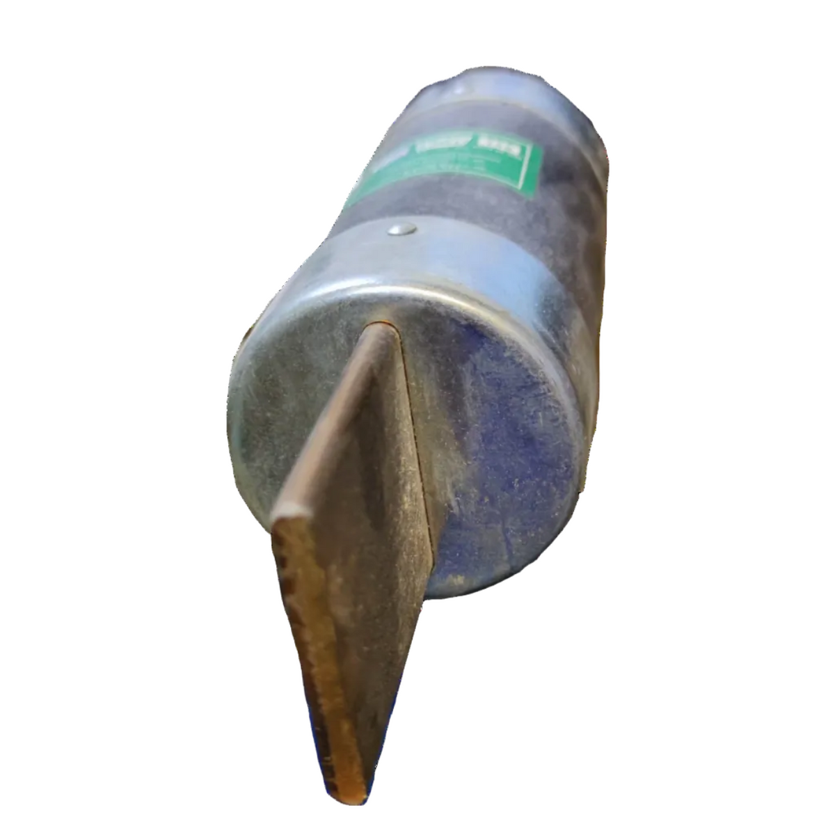 Eagle 600A Non- Renewable Fuse 600V electrical circuitry part with metal blade and cylindrical body