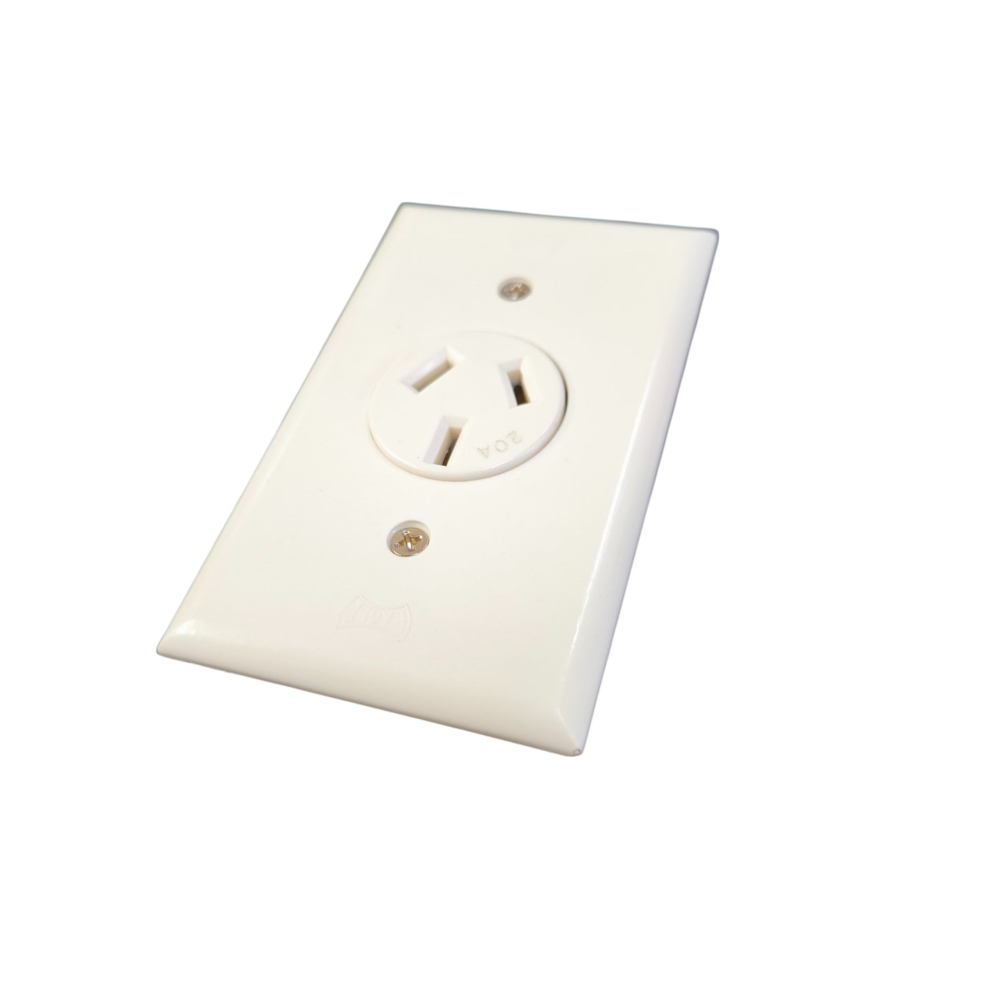 Eagle Range Outlet 1 Gang with White Plate Cover 20A 250V 815-C 1131C