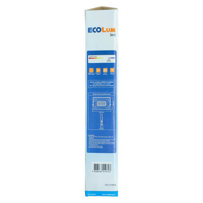 EcoLum LED packaging on a white background