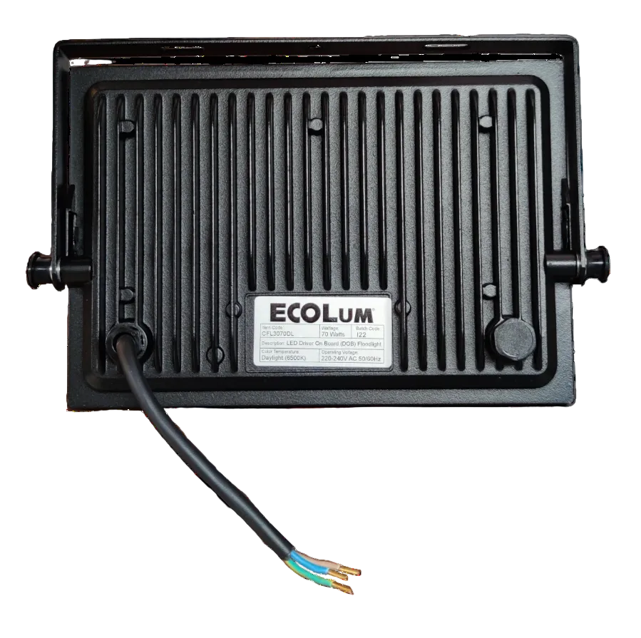 Ecolum 70W LED Flood Light 220V 6500K Daylight