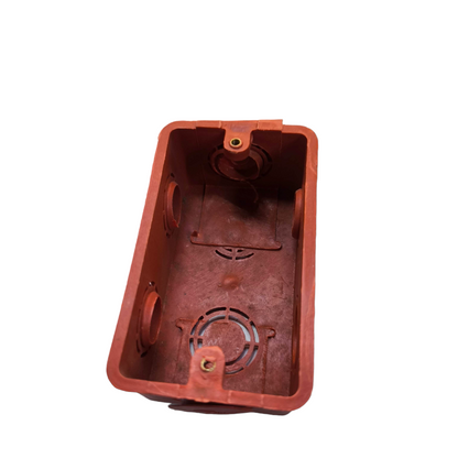 Elephant 2x4 electrical utility box in sturdy plastic for easy electrical installations