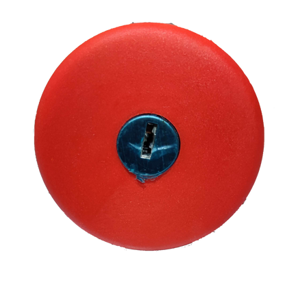 Sassin red emergency push button with key slot for Emergency Push Button Key to Unlock