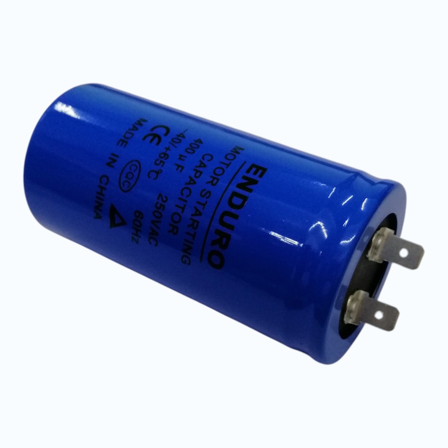 EnduroMotorStartingCapacitor400uF250VAC_400MFD250Vwith measurement