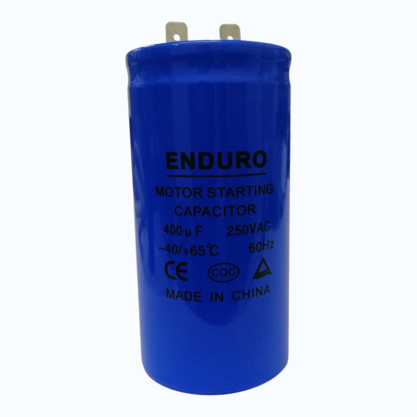 EnduroMotorStartingCapacitor400uF250VAC_400MFD250Vwith measurement