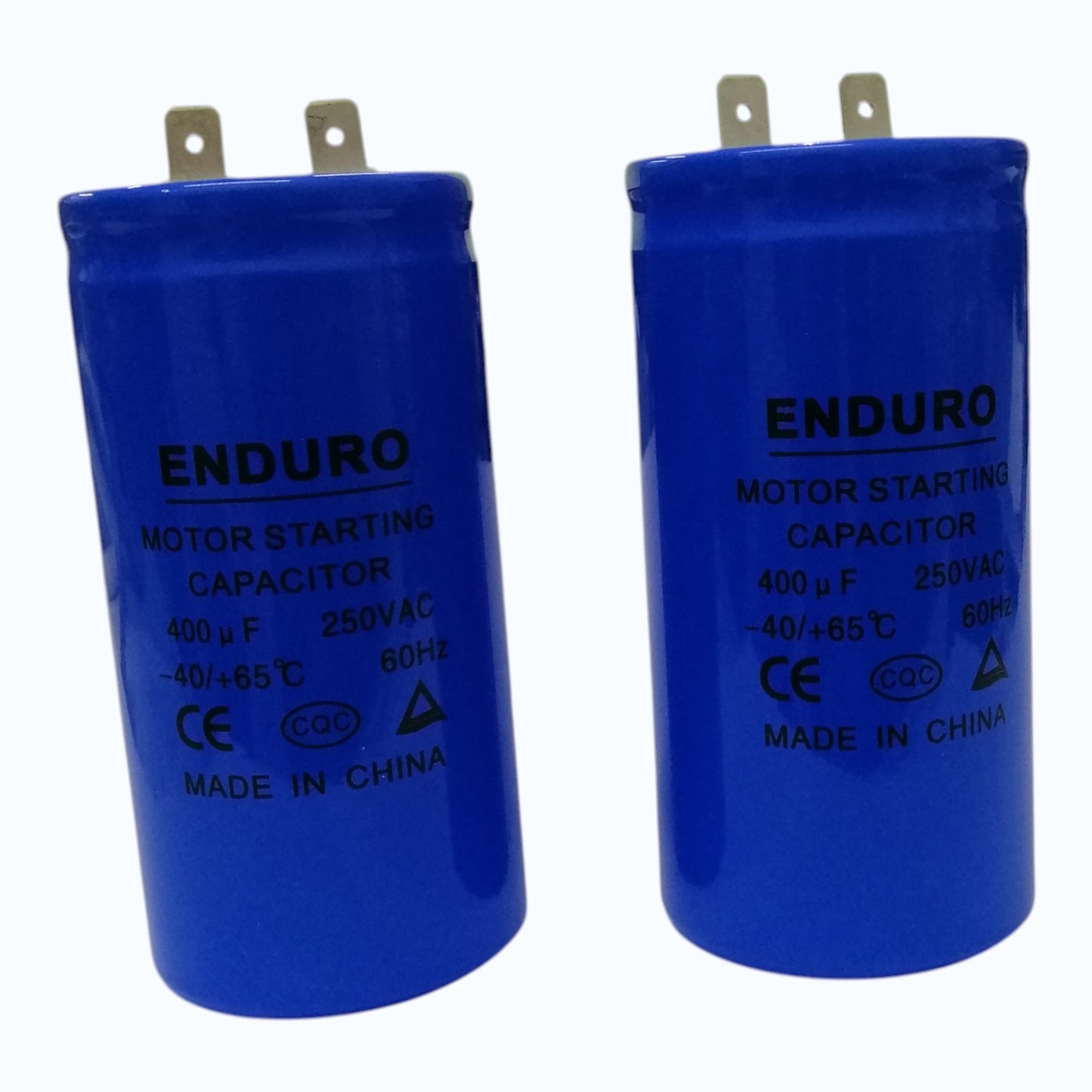 Enduro Motor Starting Capacitor 400uF 250VAC,400MFD 250V