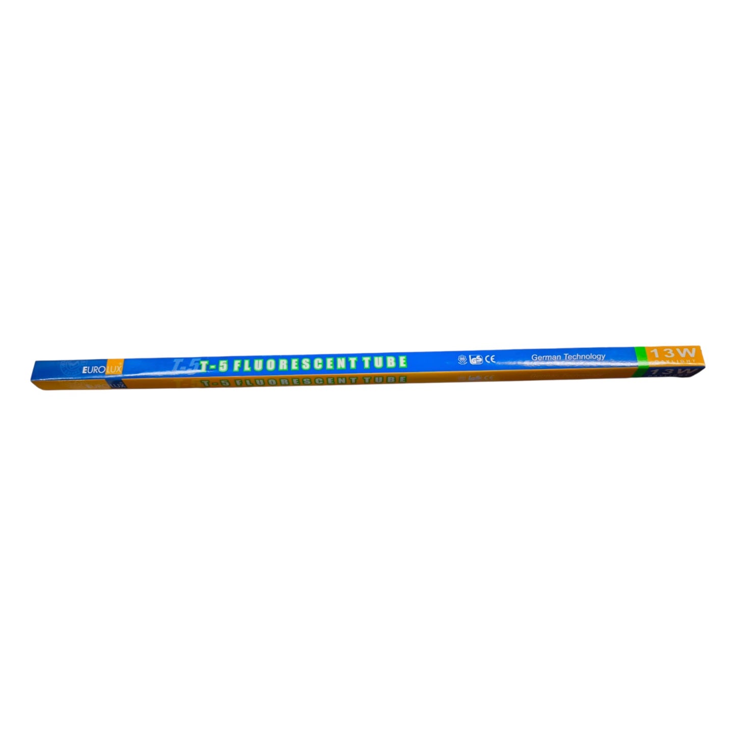 Fluorescent tube on a white background
