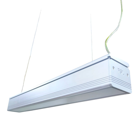 FSL 18W LED Linear Suspension Light 220V Cool White 4000K 1300 Lm Aluminum IP20 120 Beam Angle SSPL3C-18 600mm x 70mm x 70mm Pendant Mounting Electx Electrical Supply