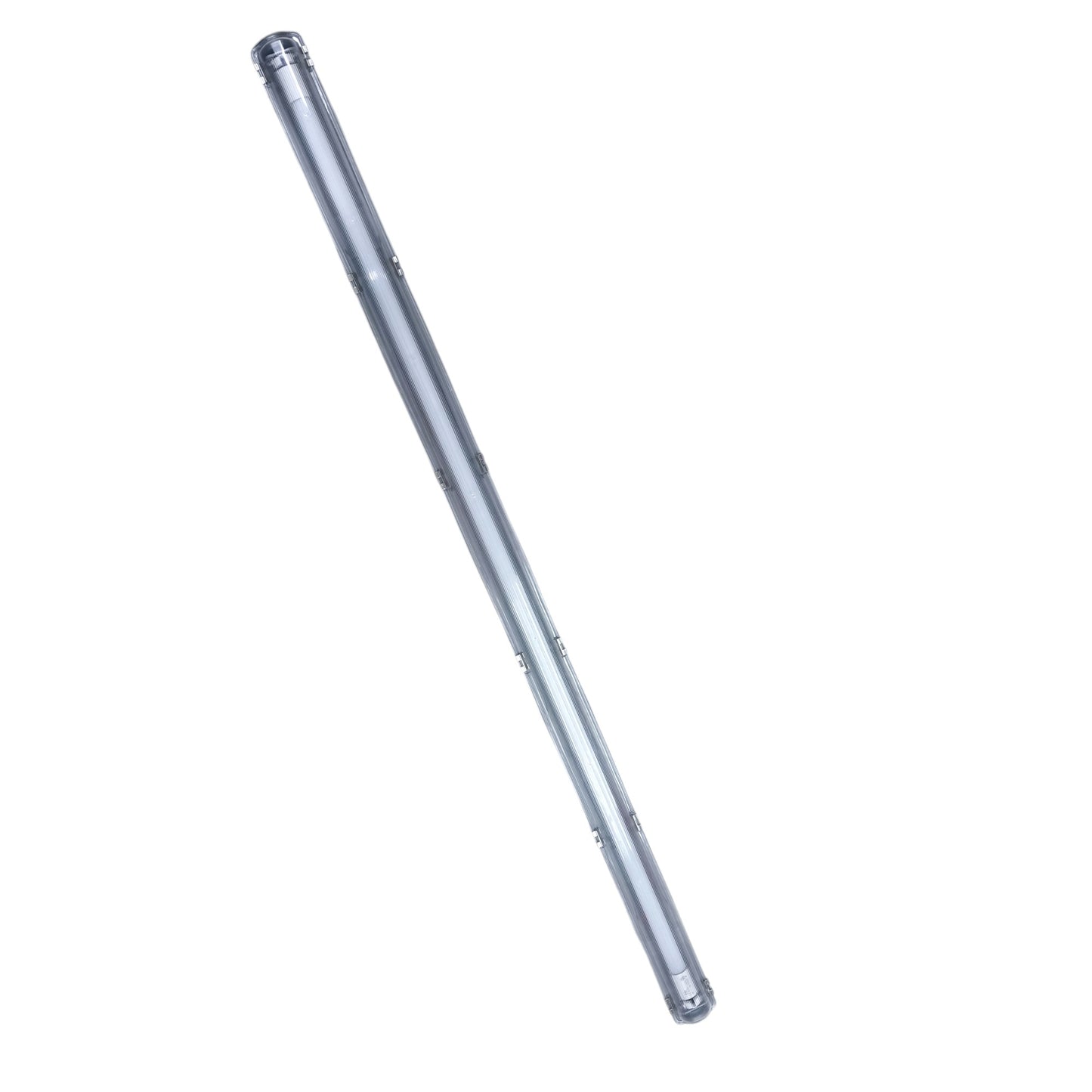 Metallic cylindrical object on a white background