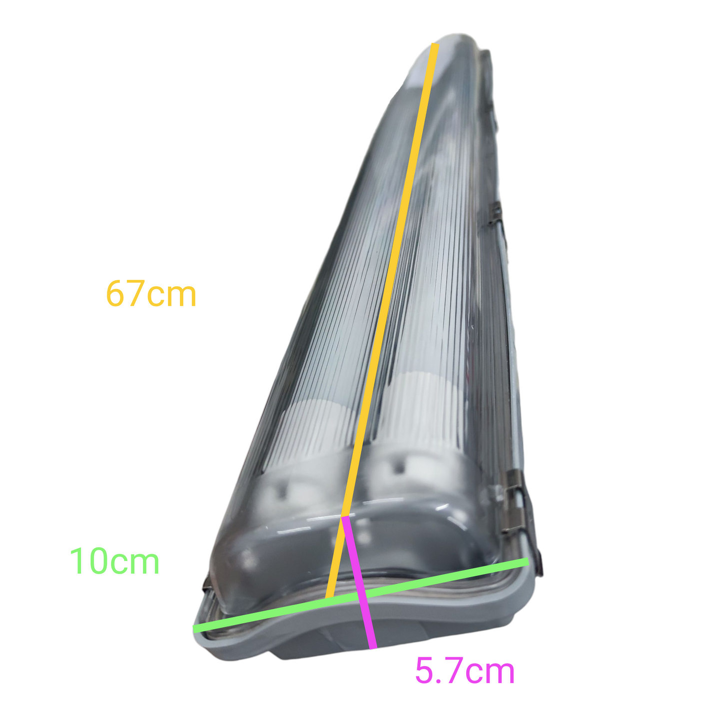 Measurement chart of a cylindrical object with dimensions labeled on a white background