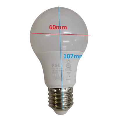 FSL Dimmable LED Bulb 10W 180-265V Warm White Lm830 BA60D-10WW Electx Electrical Supply