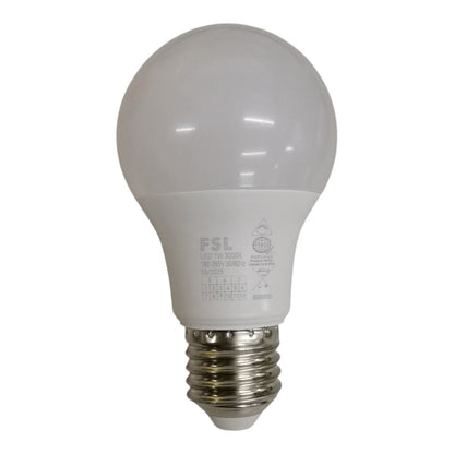 FSL Dimmable LED Bulb 7W 180-265V Warm White Lm500 BA60D-7WW 3000K Electx Electrical Supply
