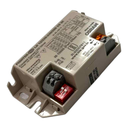 An industrial electronic module, specifically a Pirotech LD S2220-300/20-400 CA III driver with an OSRAM RAM chip, shown on a plain white background.