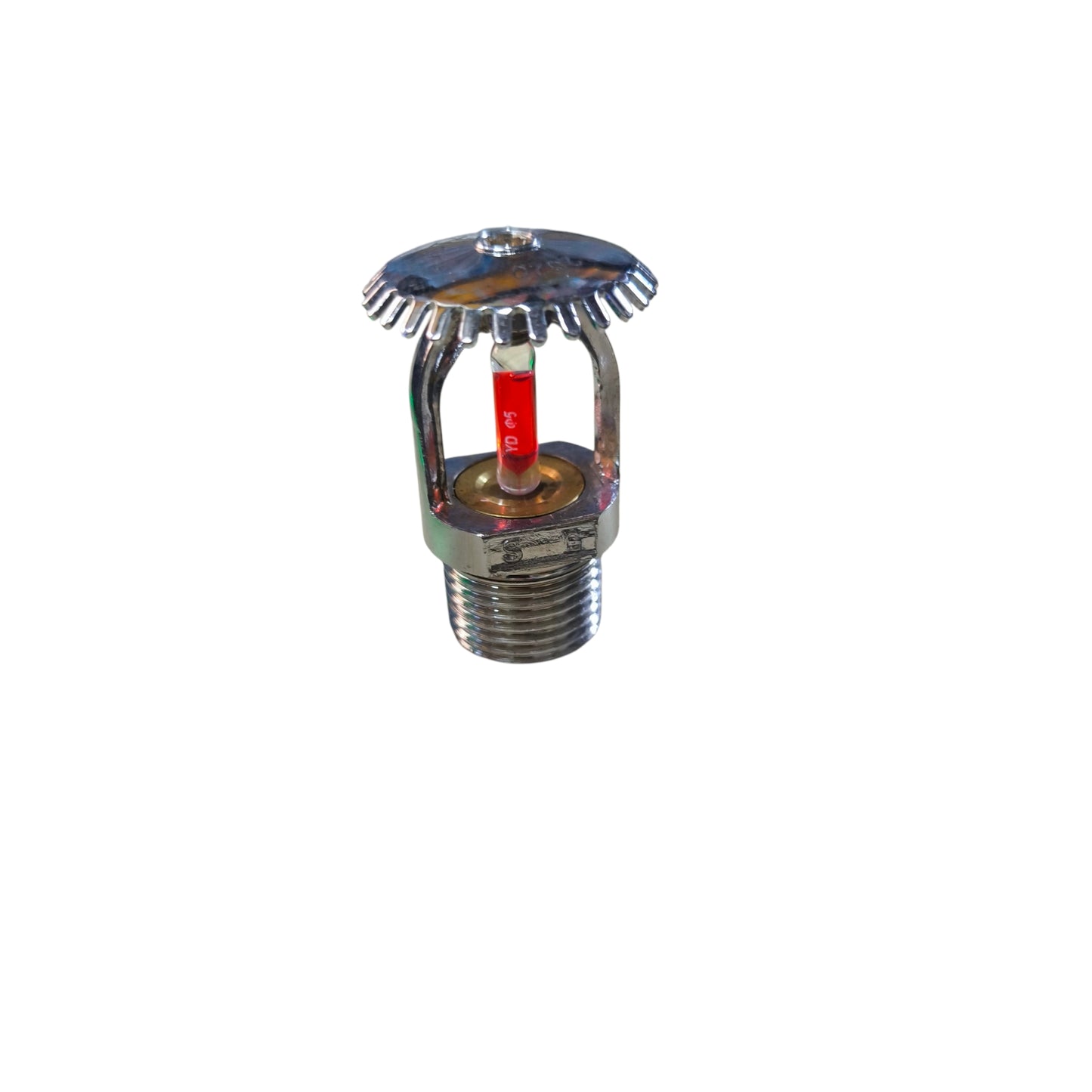 Fire sprinkler head on a white background