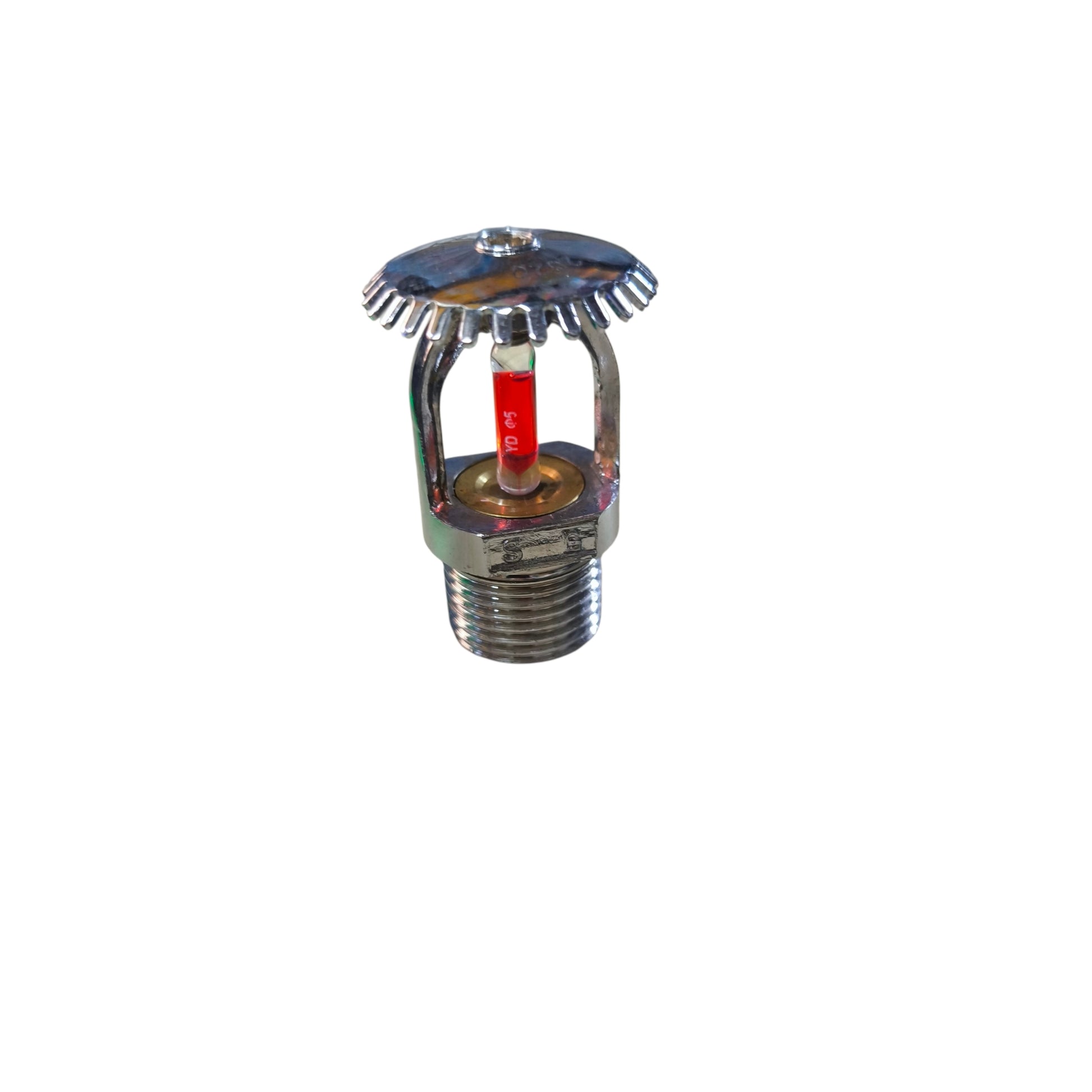 Fire sprinkler head on a white background