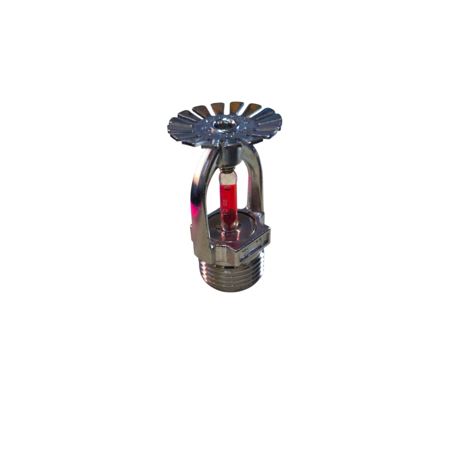 Fire sprinkler head on a white background