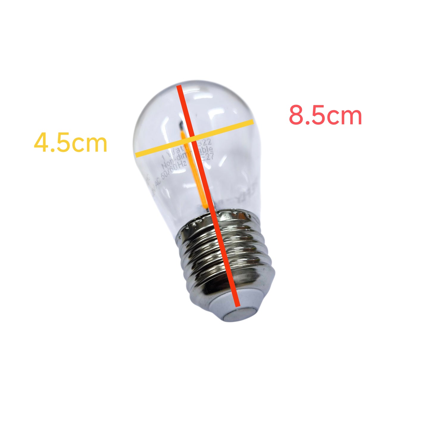 Firefly 1W LED Filament Bulb E27 220V EBST80 Available In Blue, Red, Green, Yellow and Warm White