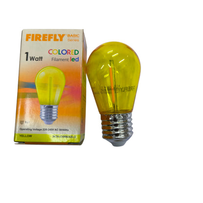 Firefly 1W LED Filament Bulb E27 220V EBST80 Available In Blue, Red, Green, Yellow and Warm White