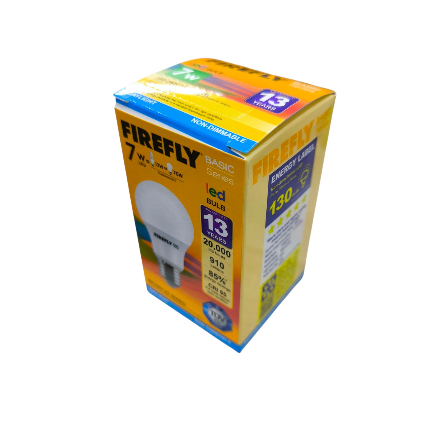 Firefly 7W LED Bulb E27 220V 6500K Daylight EBI107DL