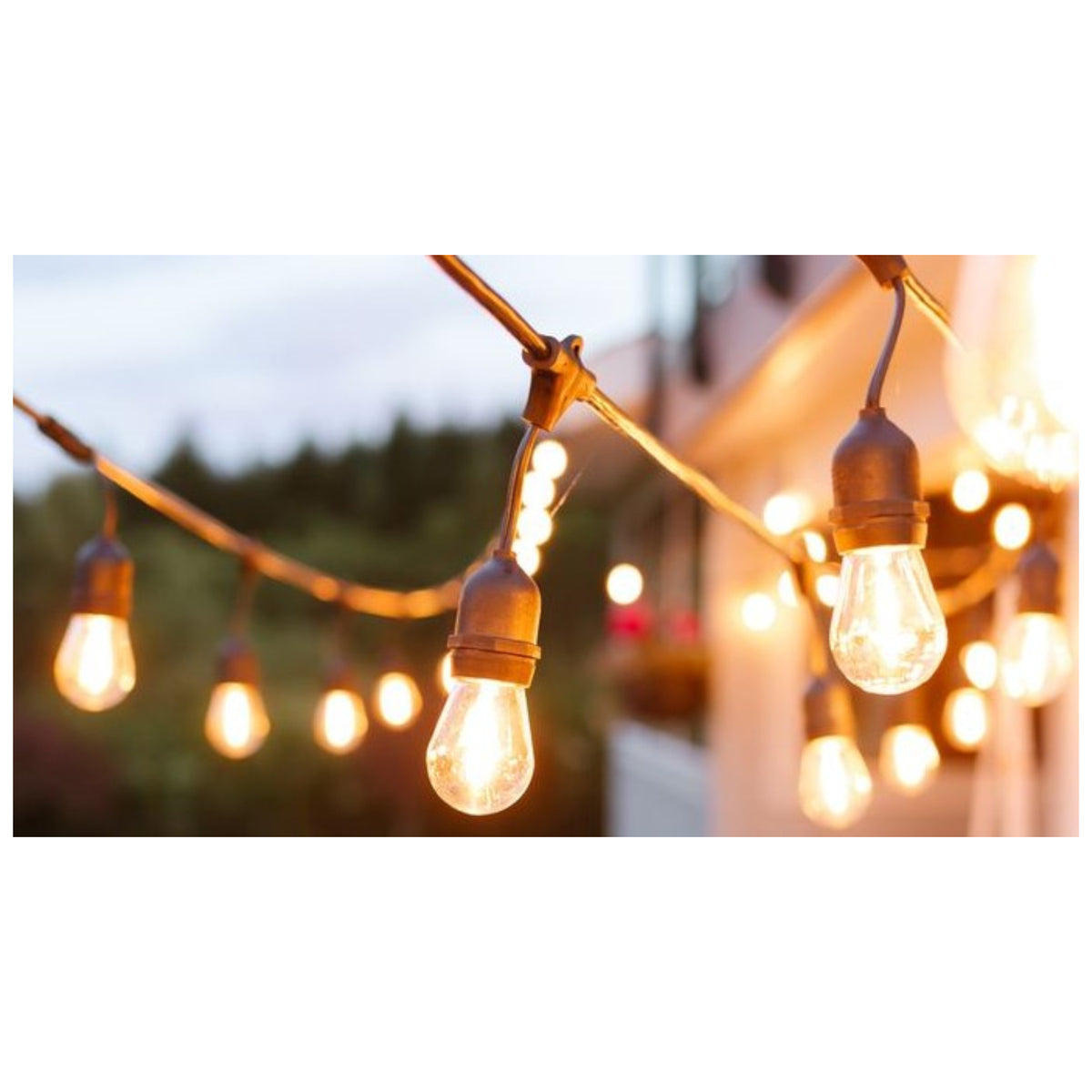 Firefly Craft String Light Firefly String Lights E27 1W LED Warm White 30 Feet Weather Proof FELH ...