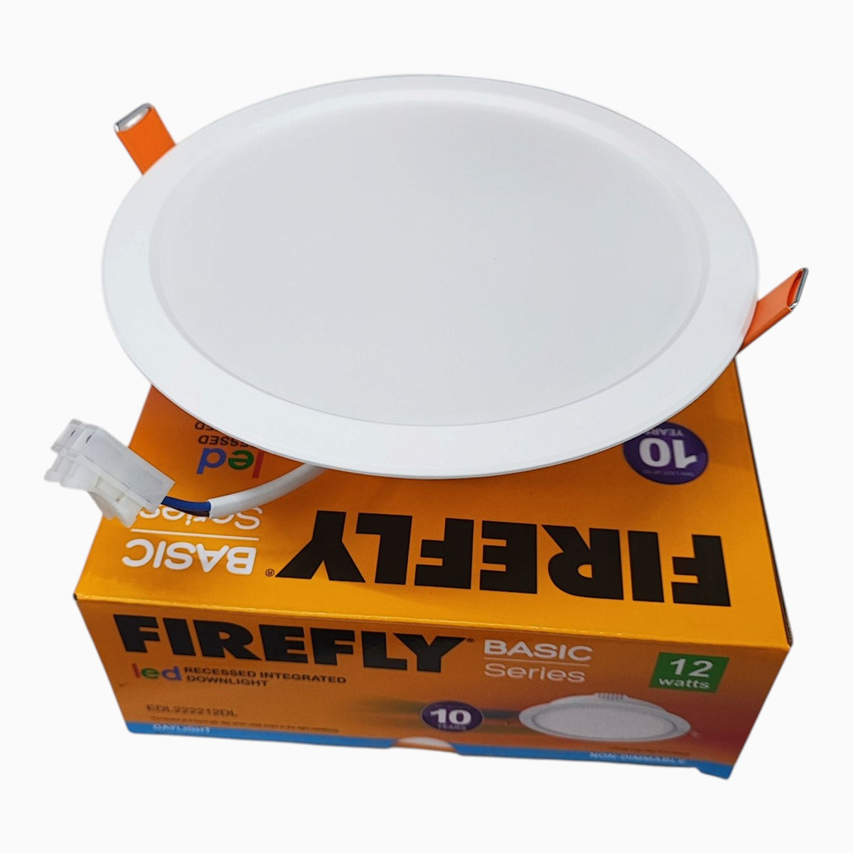 Firefly 12W LED Recessed Integrated Downlight Round Daylight 6500K 220V EDL222212DL