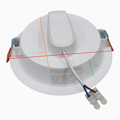 Firefly 12W LED Recessed Integrated Downlight Round Daylight 6500K 220V EDL222212DL