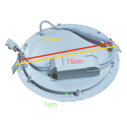 Firefly 12W LED Round Recessed Slim Downlight Warm White 3000K 220V EDL212612WW Electx Electrical Supply