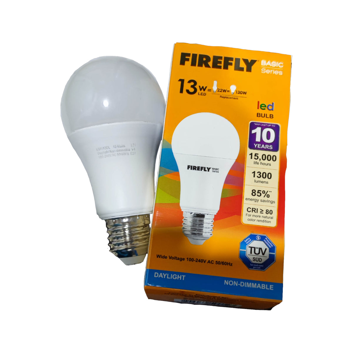Firefly 13W LED Bulb E27 6500K Daylight EBI113DL by Firefly — Electx Electrical Supply product photo 1