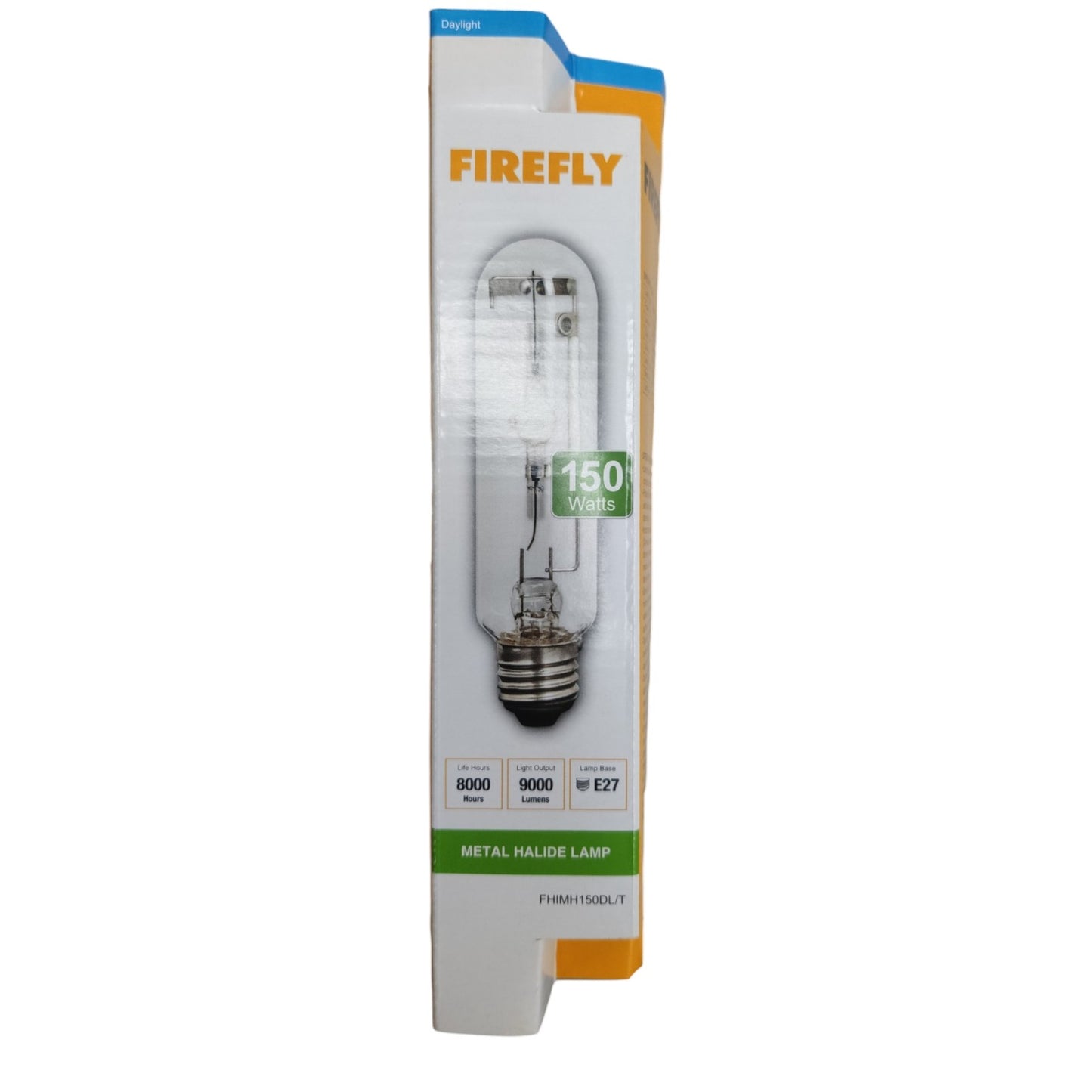 Firefly metal halide lamp packaging on a white background